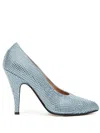 Maison Margiela Tabi 110mm Rhinestone-embellished Pumps In Blue