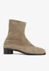 Maison Margiela Split-toe Ankle Boots In Premium Calf Leather In Brown