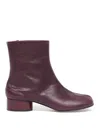 MAISON MARGIELA TABI 30 LEATHER ANKLE BOOTS