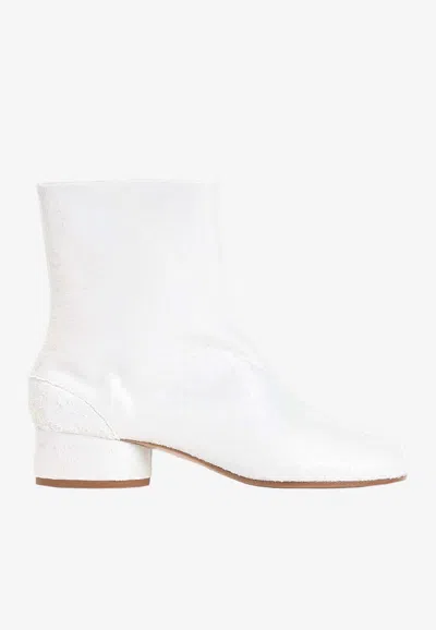 MAISON MARGIELA TABI 30 LEATHER ANKLE BOOTS