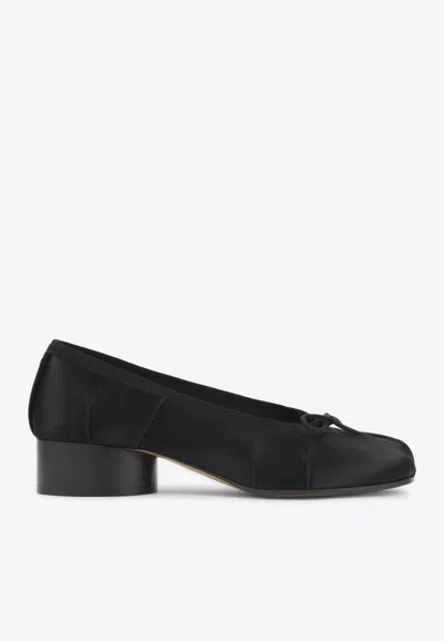 Maison Margiela Women Black Bow Ballet Flats, 7.5 Luxury Ballet Flats For Women Darveys