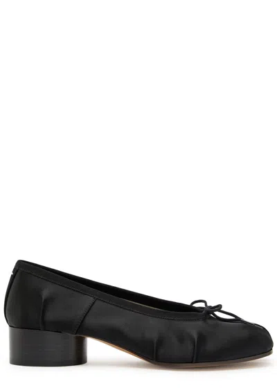 Maison Margiela Women Black Bow Ballet Flats, 7.5 Luxury Ballet Flats For Women Darveys