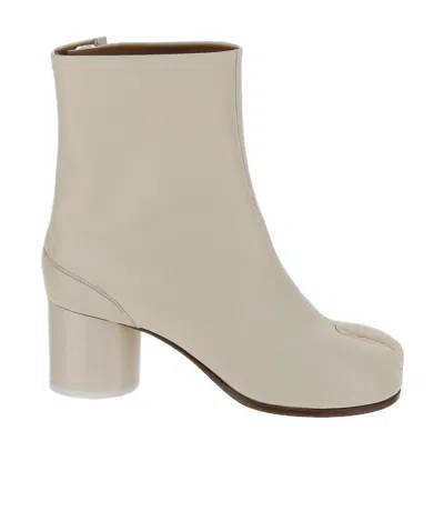Maison Margiela Tabi 55mm Ankle Boots In White
