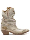 Maison Margiela Tabi 55mm Slouchy Western Boots In Neutrals