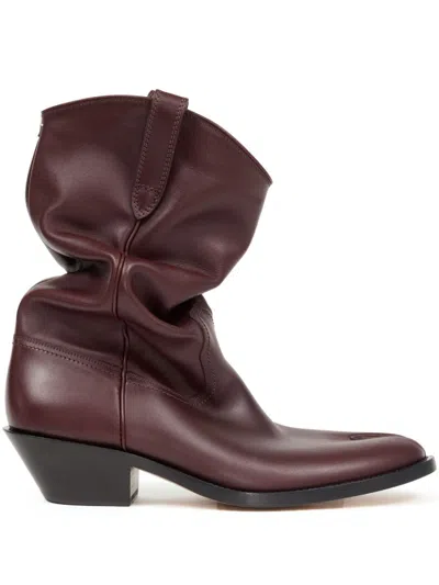 Maison Margiela Tabi Cowboystiefel 55mm In Rot