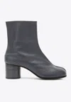 Maison Margiela Dark Grey Tabi Low Boot Women In Gray