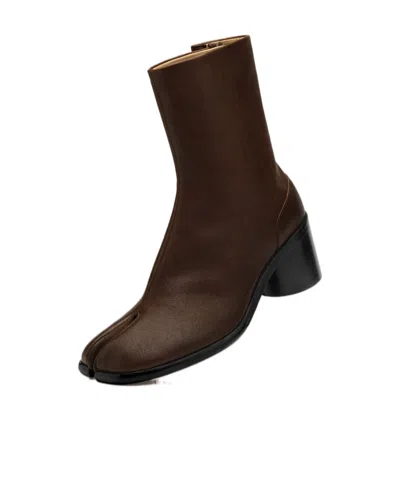 Maison Margiela Tabi 60mm Ankle Boots In Black