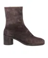 Maison Margiela Tabi Ankle Boots In Black