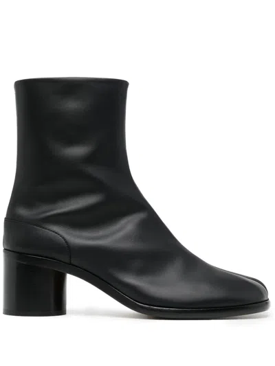 Maison Margiela Tabi 65mm Ankle Boots In Black