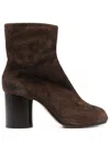 Maison Margiela 80mm Tabi Suede Ankle Boots
