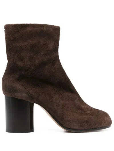 Maison Margiela Tabi 80 Suede Ankle Boots Shoes