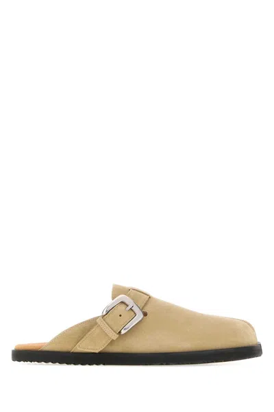 Maison Margiela Tabi Anatomic Slide In Beige