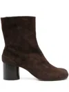 Maison Margiela 80mm Tabi Suede Ankle Boots