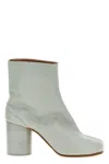 Maison Margiela Woman Ankle Boots Light Grey Size 8 Leather