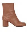 Maison Margiela Coffee-colored Tabi Ankle Boots