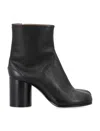 Maison Margiela Black Tabi Ankle Boots In Black