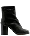Maison Margiela Black Tabi Ankle Boots In Black