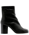 Maison Margiela Black Tabi Ankle Boots In Black