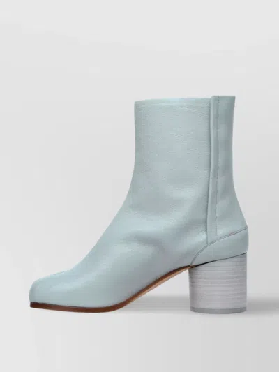 Maison Margiela Gray Tabi Ankle Boots In Light Blue
