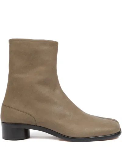 Maison Margiela Tabi Ankle Boots In Brown