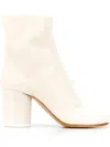 Maison Margiela Ankle-length Tabi Toe Boots In Soft Nappa Leather