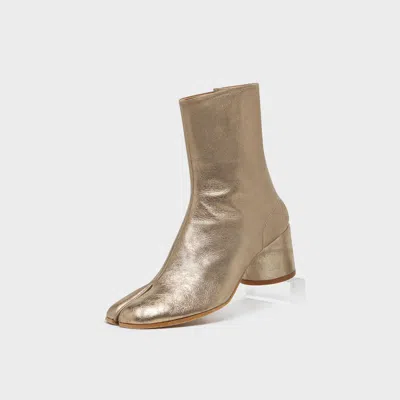 Maison Margiela Tabi Ankle Boots Man Gold