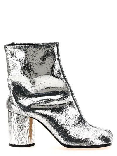 Maison Margiela Broken Mirror Boots In Silver