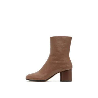 Maison Margiela Tabi Ankle Boots Woman Brown