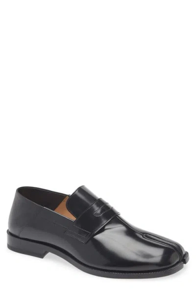 Maison Margiela Tabi Slip-on Loafers In Black