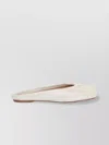 Maison Margiela Tabi Calf Leather Flat Mules In Neutral