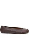 Maison Margiela New Round Toe Ballerina With Stitch Detailing