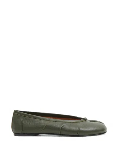 Maison Margiela "tabi" Ballerina New In Green