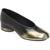 Maison Margiela Tabi Ballerina Pump In Silver