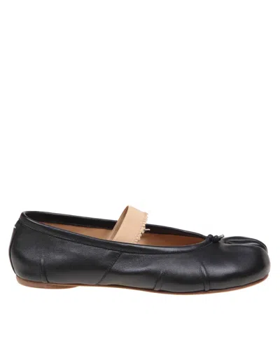 MAISON MARGIELA MAISON MARGIELA TABI BALLERINA WITH LEATHER ELASTIC