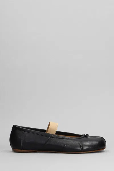 Maison Margiela Tabi Ballet Flats In Black