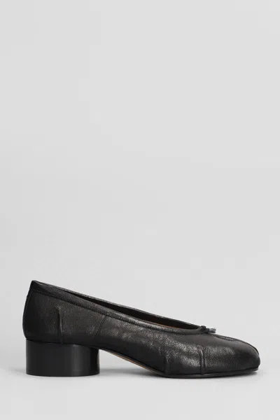 Maison Margiela Tabi Ballet Flats In Black