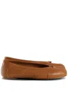 Maison Margiela Brown Tabi New Ballerina Flats In Brown