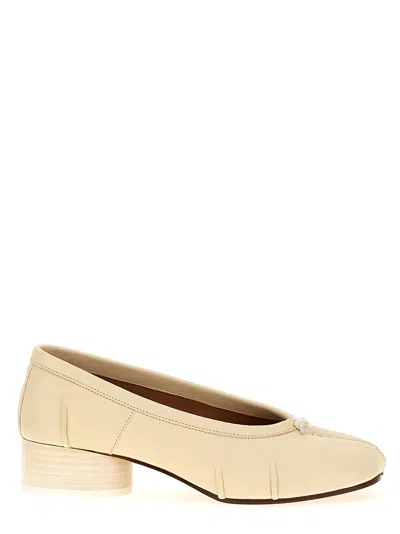 Maison Margiela White Leather Tabi Pumps