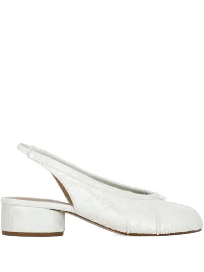 Maison Margiela Tabi Ballet Flats In White