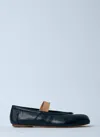 Maison Margiela Lamb Leather Ballerinas With Delicate Instep Strap