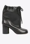 Maison Margiela Tabi Balloon 80 Ankle Boots In Black