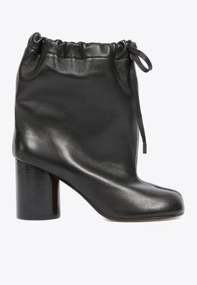 Maison Margiela Tabi Balloon 80 Ankle Boots In Black