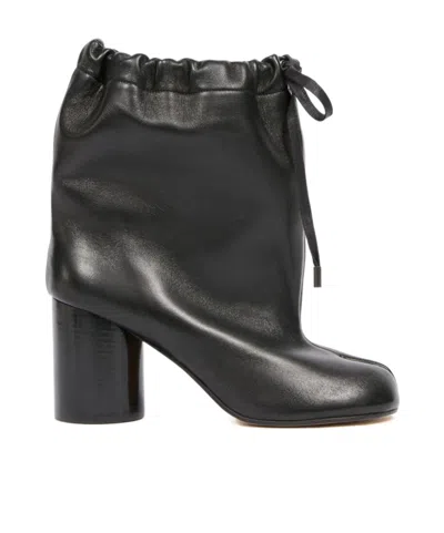 MAISON MARGIELA MAISON MARGIELA TABI BALLOON DRAWSTRING ANKLE BOOTS
