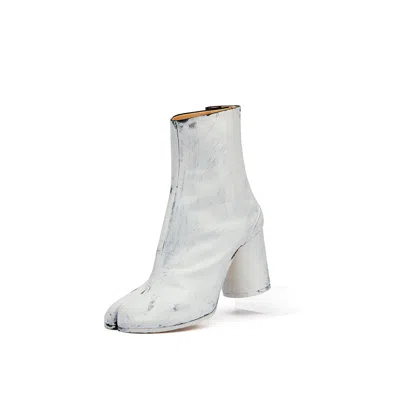 Maison Margiela Tabi Bianchetto Boots Woman Black And White