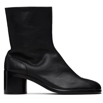 Maison Margiela ブラック Tabi アンクルブーツ In Black