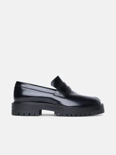 Maison Margiela 'tabi' Black Leather Loafers