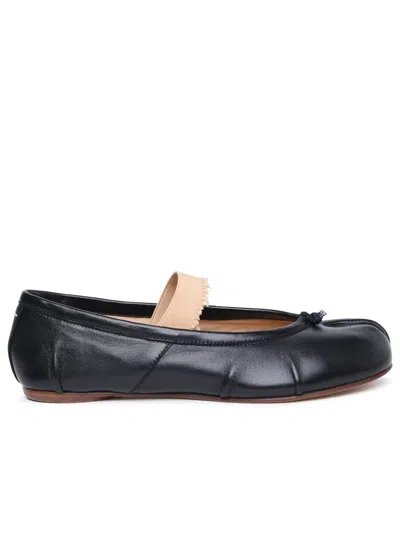 Maison Margiela Tabi Black Nappa Ballet Flats