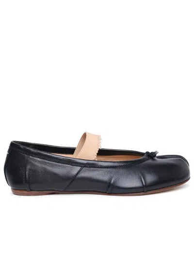 Maison Margiela 'tabi' Black Nappa Ballet Flats