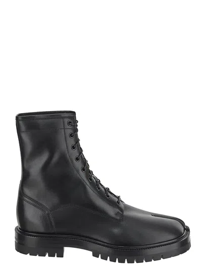Maison Margiela Tabi Boot In Black