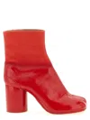 Maison Margiela Tabi Boot In Red